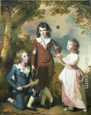 Joseph Wright of Derby The Children of Hugh and Sarah Wood of Swanwick, Derbyshire